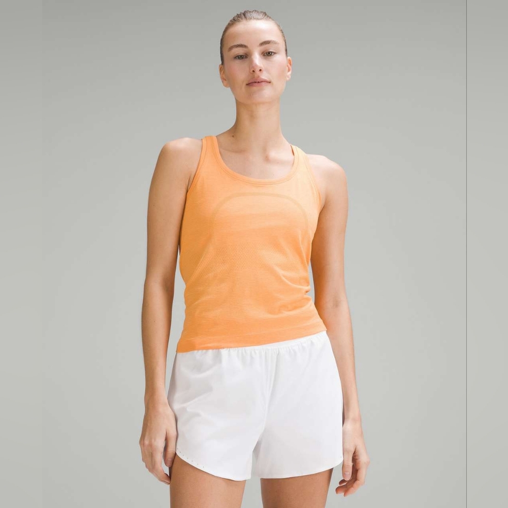 Lululemon Swiftly Tech Racerback Tank Top 2.0 *Race Length Mango Dream /…